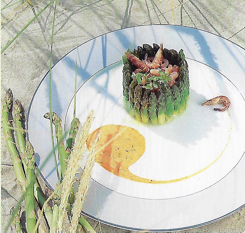 CUISINISTE A BAILLEUL- RECETTE COUP DE COEUR - ASPERGES - A LA TABLE DES GEANTS. TRIADE- TRIADE Bailleul - Nord de France - pas de calais - Lille - Les Flandres - le Touquet Paris plage -La Belgique